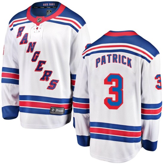James Patrick New York Rangers Youth Breakaway Away Fanatics Branded Jersey - White
