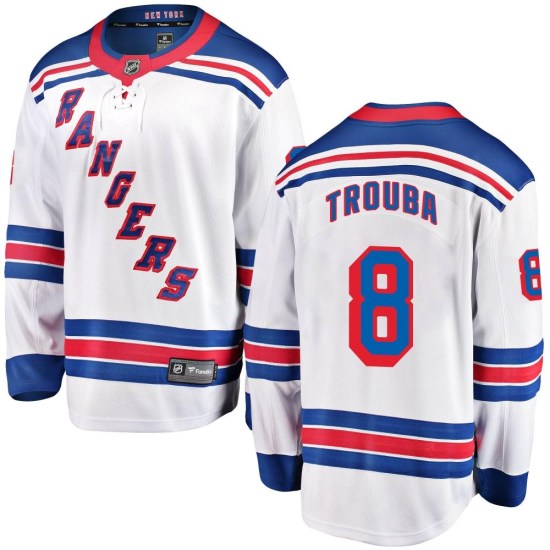 Jacob Trouba New York Rangers Youth Breakaway Away Fanatics Branded Jersey - White