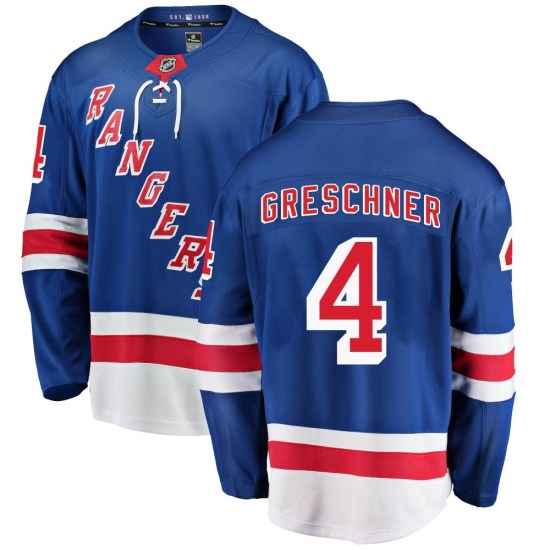 Ron Greschner New York Rangers Youth Breakaway Home Fanatics Branded Jersey - Blue