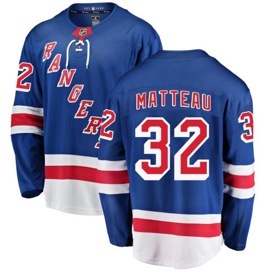 Stephane Matteau New York Rangers Youth Breakaway Home Fanatics Branded Jersey - Blue